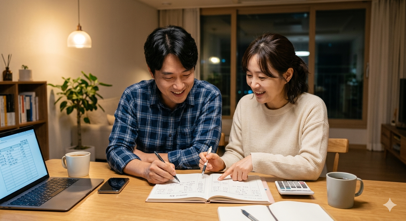투자나 노후 준비도 가계부가 먼저입니다.